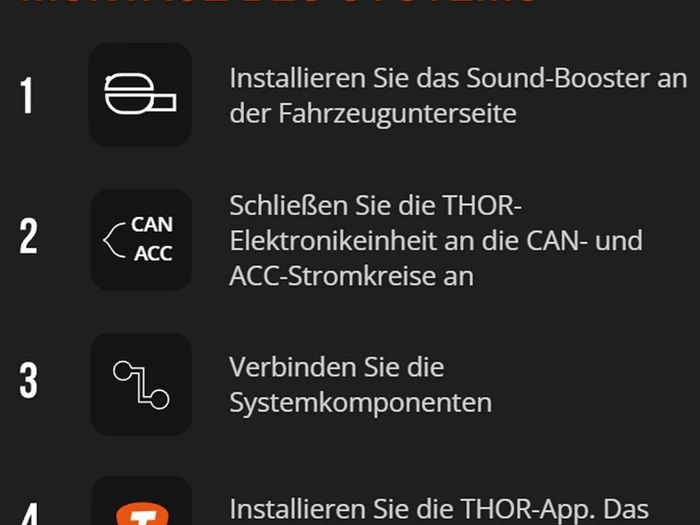Thor sound generator sistem 2 boaster spieakers