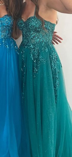 Simply Devine Teal Debs dress