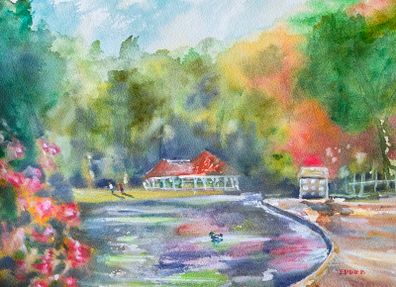 Stephen's green watercolour