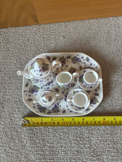 vintage St George miniature porcelain tea set