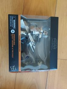 Speeder Bike and Scout Trooper and The Child Star Wars Black Series