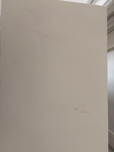White Mirrored Desk