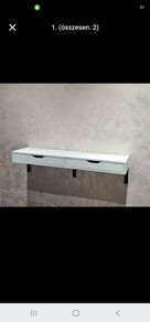 White Shelf with drawers