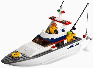 Lego 4642 Fishing Power Boat Citi Town Harbour