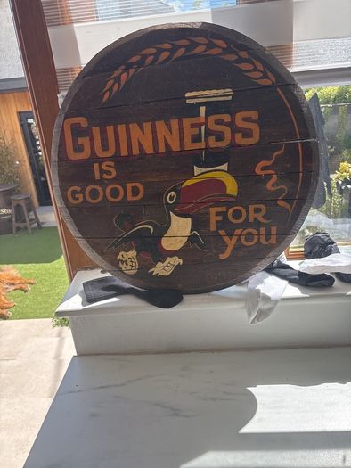 Guinness wooden sign