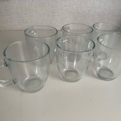 6 Bodum Coffee Glasses