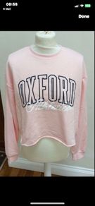 sweatshirt primark cropped logo