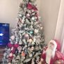 7ft flocked emperor Christmas tree Image 3