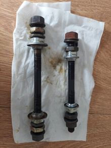 Bicycle parts  axles