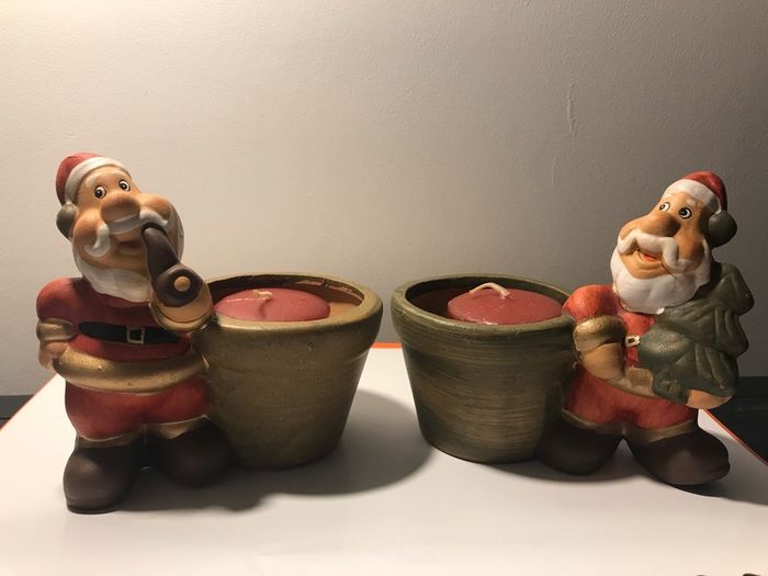 Christmas Santa Votive holders - New