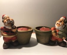 Christmas Santa Votive holders - New