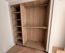 Wardrope - Modern Built-In, Oak Finish, Excellent Condition