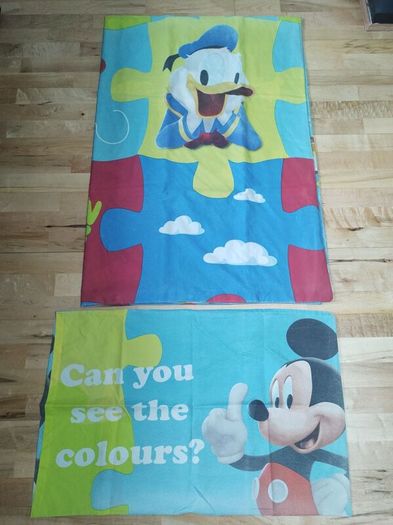 Lego, Mickey Mouse, Buzz, Football Duvet cover . Size single