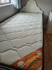 Single Bed Gold Pocket Sorrento Mattress with Headboard