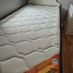 Single Bed Gold Pocket Sorrento Mattress with Headboard