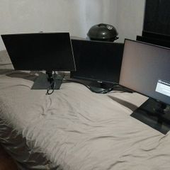 Computer monitors.