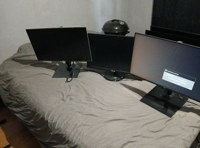 Computer monitors.