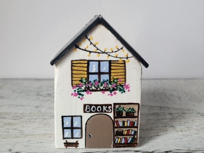 Handcrafted tiny wooden house!