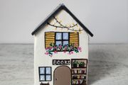 Handcrafted tiny wooden house!