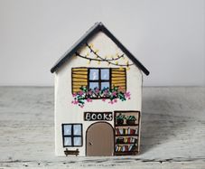 Handcrafted tiny wooden house!