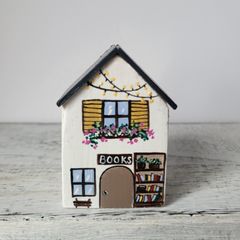 Handcrafted tiny wooden house!