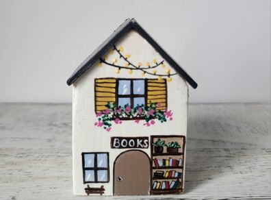 Handcrafted tiny wooden house!