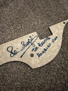 Signed Pete Best (The Beatles) Hofner Pickguard