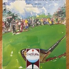 Very Rare 1993 Carrolls Irish Open Programme - Mount Juliet - Golf