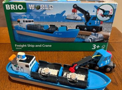 Brio Freight Ship and Crane