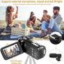 Camcorder Video Camera 2.7K 42MP 18X Digital Zoom Camera Recorder 3.0 Inch LCD Screen Vlogging Camera For YouTube with Remote Controller, 2 Batteries (FREE POSTAGE) Image 4
