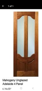 Solid Mahogany Adelaide Doors 78x30"