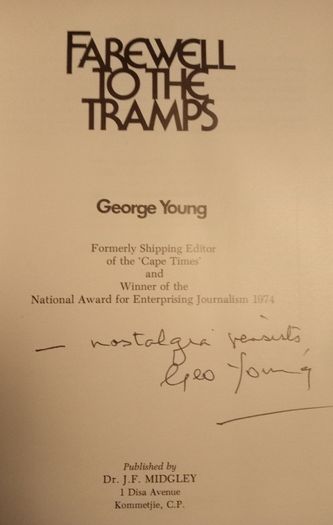 Farewell to The Tramps George Young Book