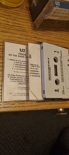 U2 Cassette Tapes for sale