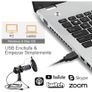 BRAND NEW USB Gaming Microphone Computer Studio Tripod Stand Condenser Desktop Mic for PC Skype Youtube Podcasting Image 5