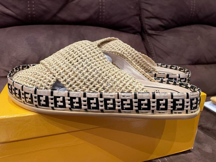 Fendi Sandals Nero+multicolor