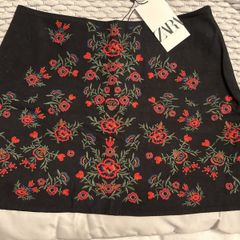 Zara Emroidered skirt BNWT