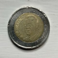 2 Euro Spanish coin with misprint 2002