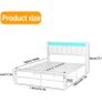 Double Size Bed Base with Charging Station Image 2
