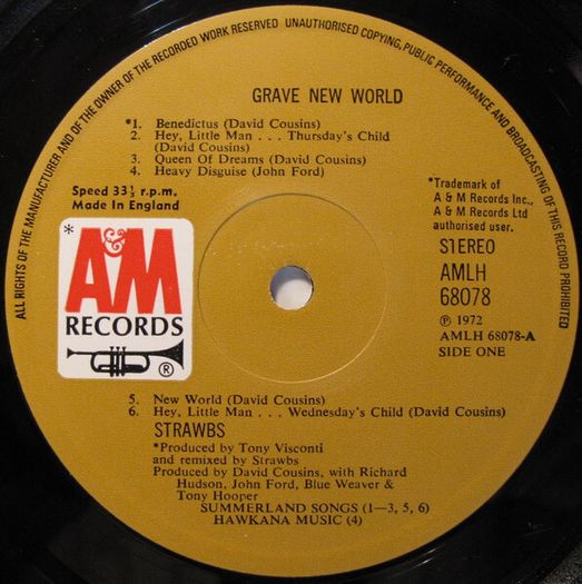 Strawbs > Grave New World Vinyl LP