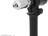 Rivet Gun Adapter Kit with Handle Grip Riveter Drill Attachment Riveting Hand Tool Insert Nut for Cordless Electric Power Drill