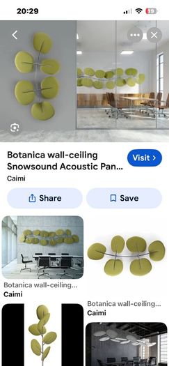 wall art Botanic wall Acoustic