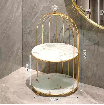 BRAND NEW Iron Art Nordic Style Bird Cage Rack Storage Holder
