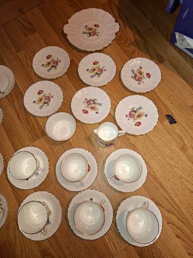 21 Piece Royal Tara Fine Bone China
