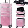 Makeup Suitcase 4-in-1 Makeup Case, Large Capacity Image 2