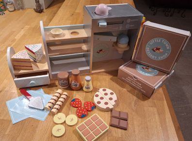 Little Town Wooden Ice Cream and Dessert set