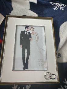 engagement photo frame