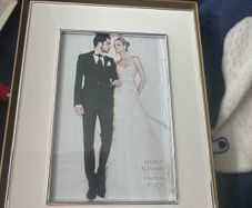 engagement photo frame