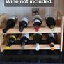 2 x New wooden wine racks. Stacking Image 6
