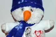 Personalised Snowman Plush soft toy