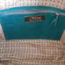 Turquoise Leather Tote, 16.5" x 12" Image 3